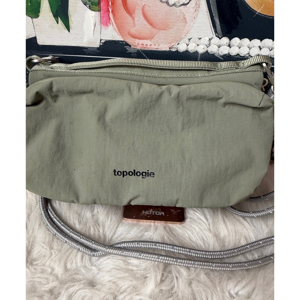 Topologie Pacer Messenger Bag Sage Green Crossbody Utility Pouch - Picture 3 of 7